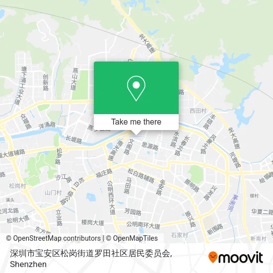 深圳市宝安区松岗街道罗田社区居民委员会 map