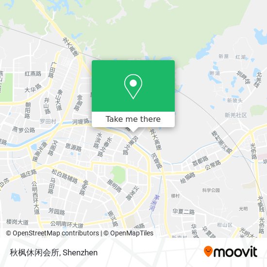 秋枫休闲会所 map