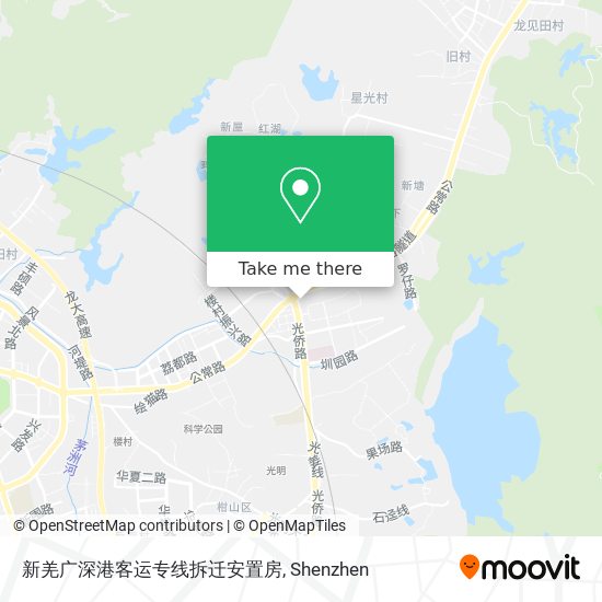 新羌广深港客运专线拆迁安置房 map