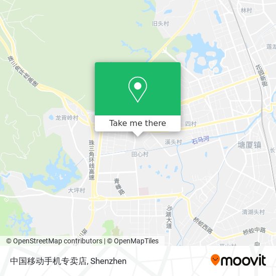中国移动手机专卖店 map