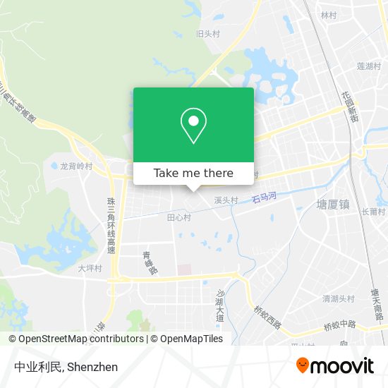 中业利民 map
