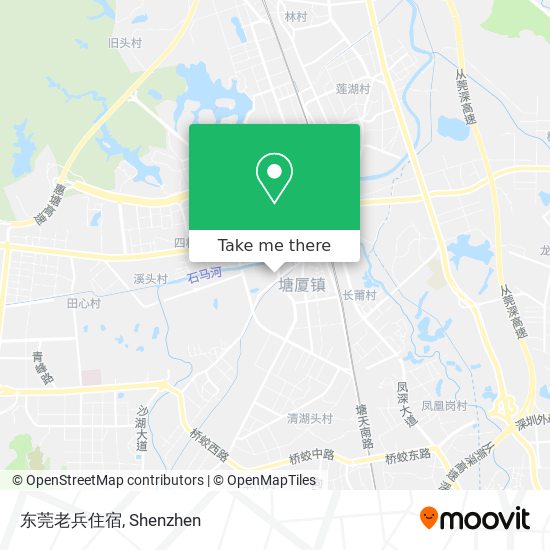 东莞老兵住宿 map