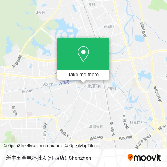 新丰五金电器批发(环西店) map