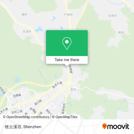 牧云溪谷 map