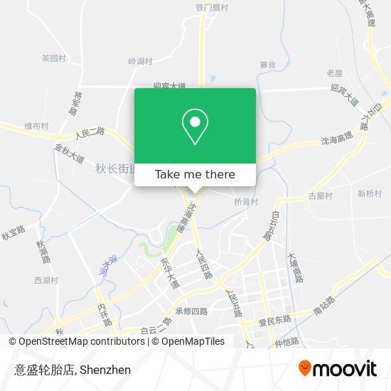 意盛轮胎店 map