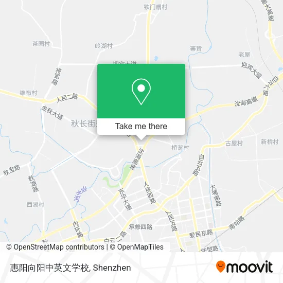 惠阳向阳中英文学校 map