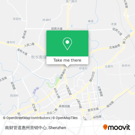 南财管道惠州营销中心 map