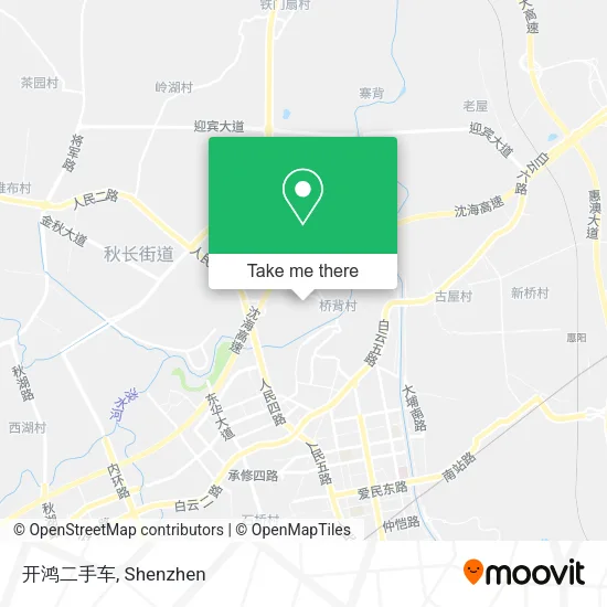 开鸿二手车 map