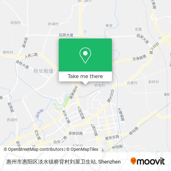 惠州市惠阳区淡水镇桥背村刘屋卫生站 map