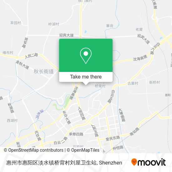 惠州市惠阳区淡水镇桥背村刘屋卫生站 map