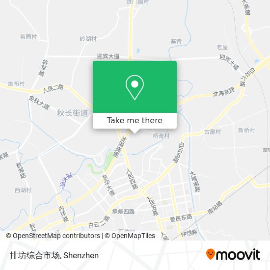 排坊综合市场 map