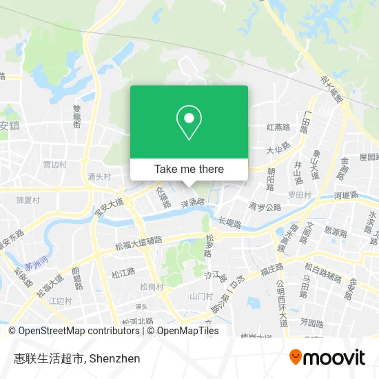 惠联生活超市 map