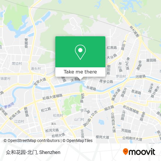 众和花园-北门 map