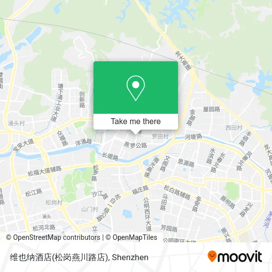 维也纳酒店(松岗燕川路店) map