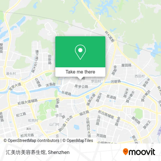 汇美坊美容养生馆 map