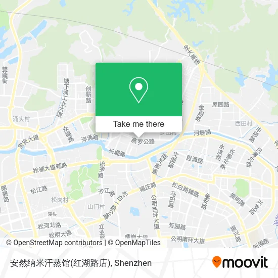 安然纳米汗蒸馆(红湖路店) map