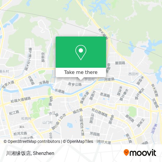 川湘缘饭店 map