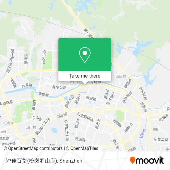 鸿佳百货(松岗罗山店) map