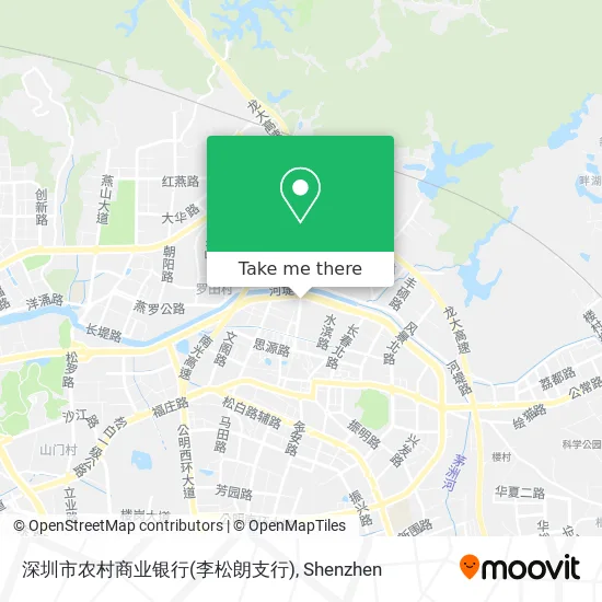 深圳市农村商业银行(李松朗支行) map
