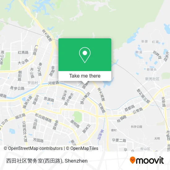 西田社区警务室(西田路) map