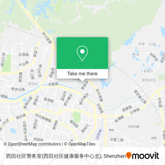 西田社区警务室(西田社区健康服务中心北) map