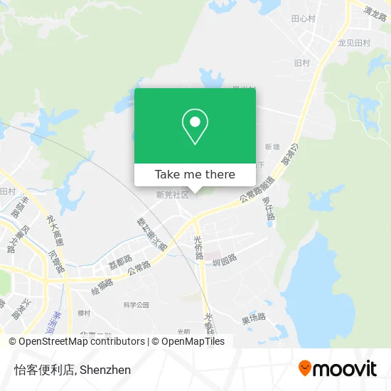 怡客便利店 map