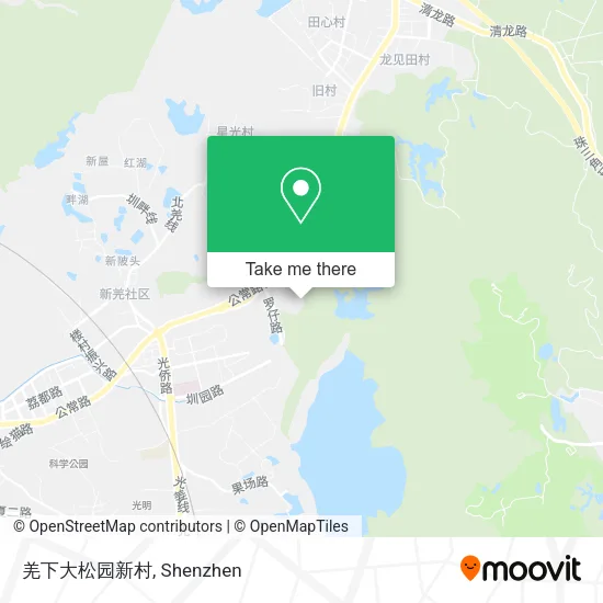 羌下大松园新村 map