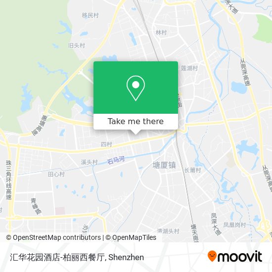 汇华花园酒店-柏丽西餐厅 map