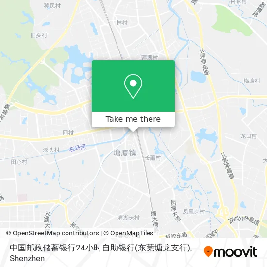 中国邮政储蓄银行24小时自助银行(东莞塘龙支行) map