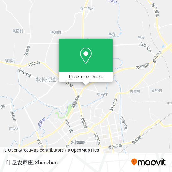 叶屋农家庄 map