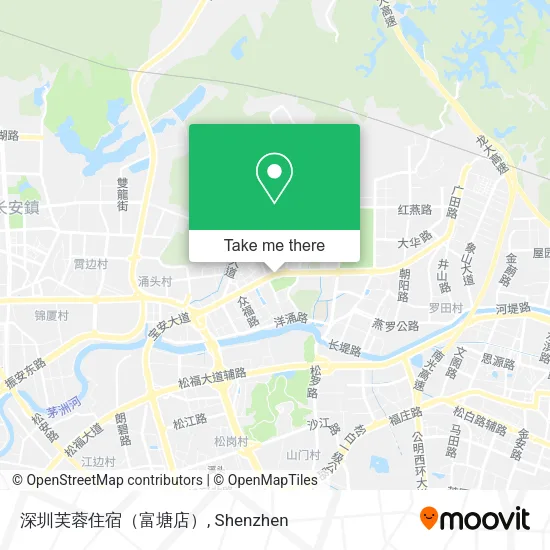 深圳芙蓉住宿（富塘店） map