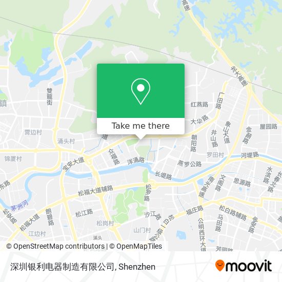 深圳银利电器制造有限公司 map