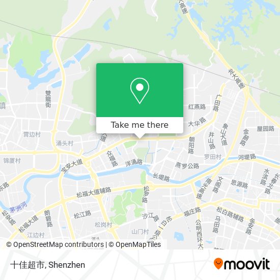 十佳超市 map