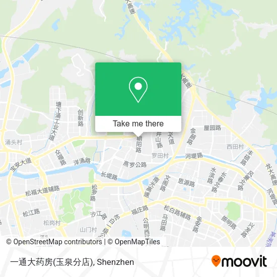 一通大药房(玉泉分店) map