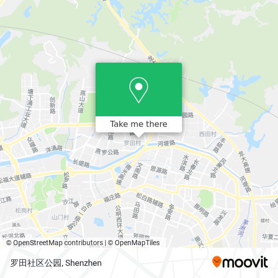 罗田社区公园 map