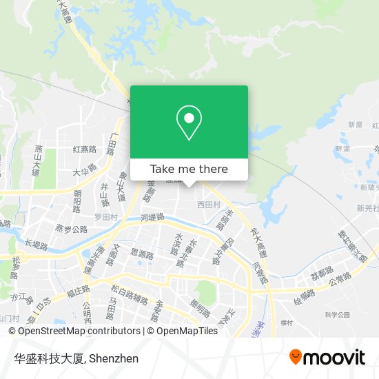 华盛科技大厦 map