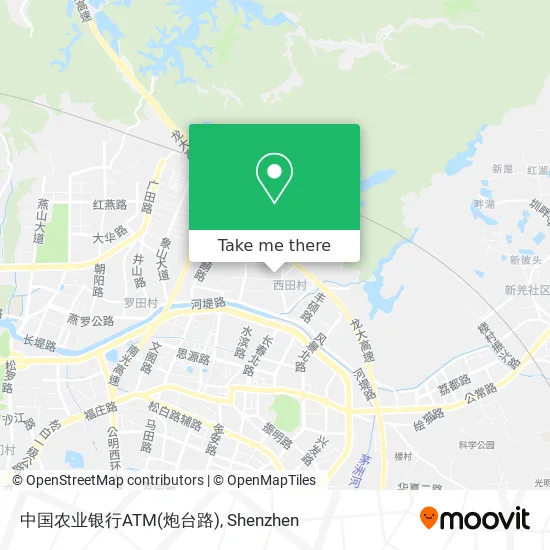 中国农业银行ATM(炮台路) map