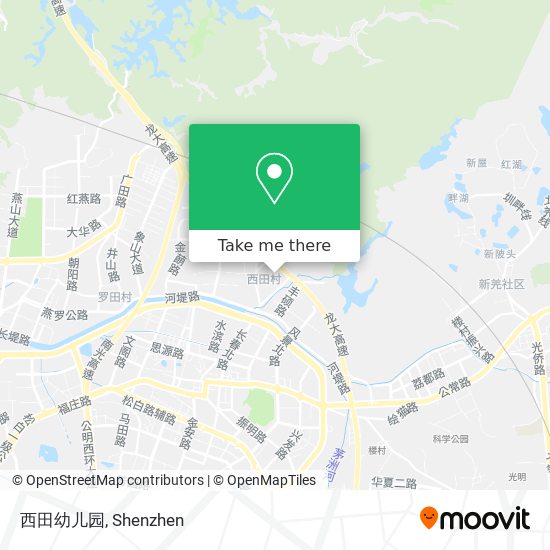 西田幼儿园 map