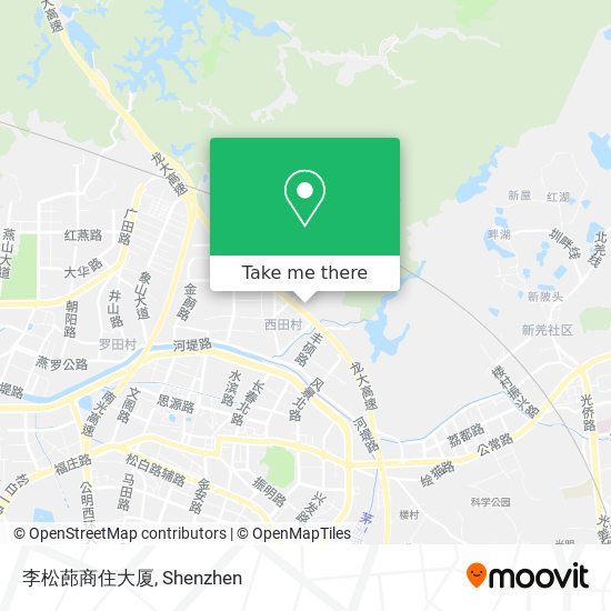 李松蓢商住大厦 map