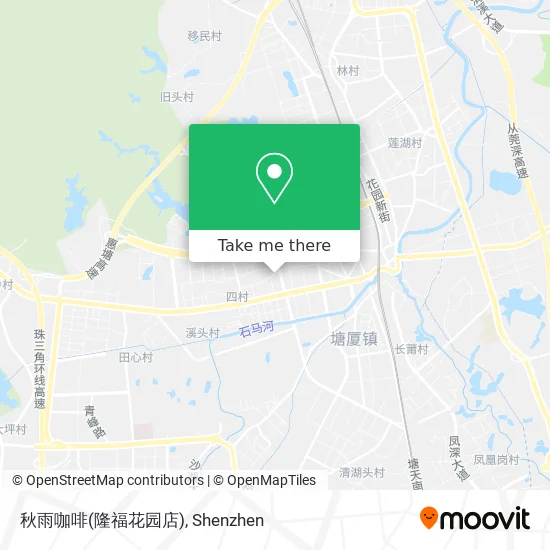秋雨咖啡(隆福花园店) map