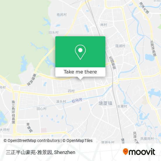 三正半山豪苑-雅景园 map