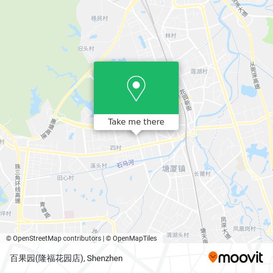 百果园(隆福花园店) map