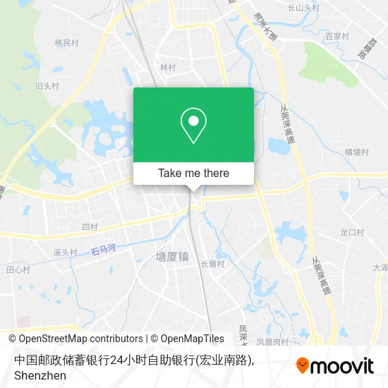 中国邮政储蓄银行24小时自助银行(宏业南路) map