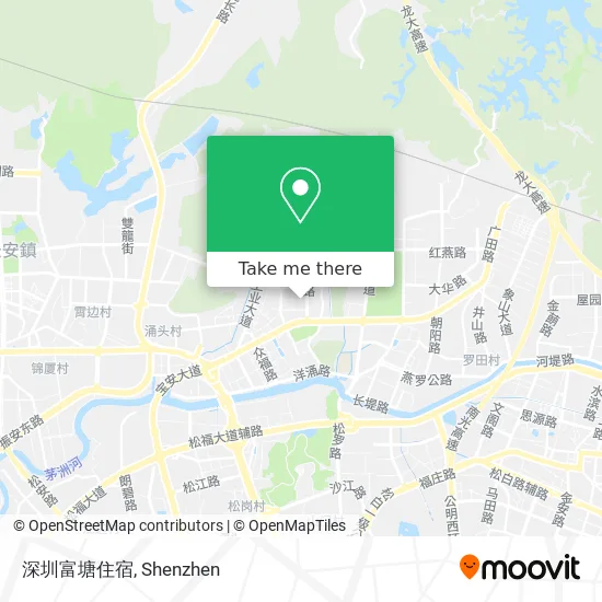 深圳富塘住宿 map