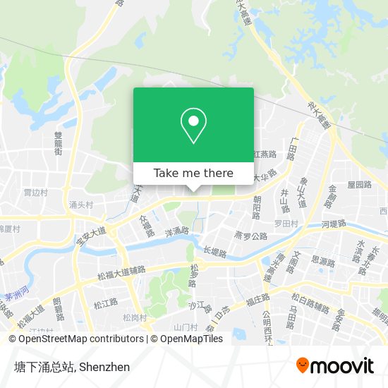 塘下涌总站 map