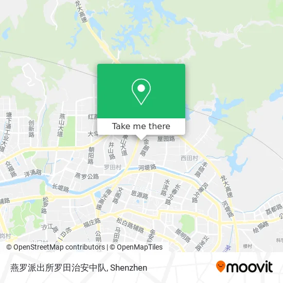 燕罗派出所罗田治安中队 map