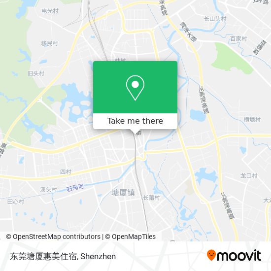 东莞塘厦惠美住宿 map