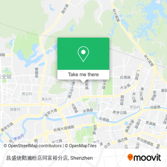 昌盛烧鹅濑粉店同富裕分店 map