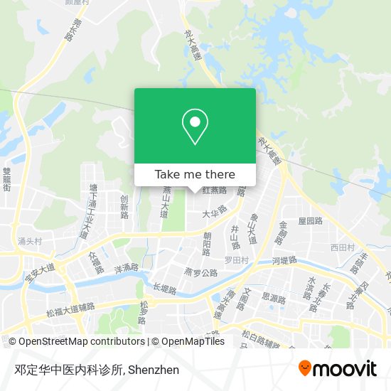 邓定华中医内科诊所 map
