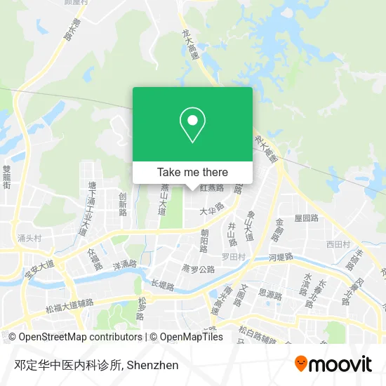 邓定华中医内科诊所 map